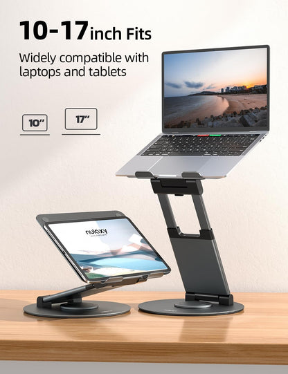 360 Rotating Adjustable Laptop Stand for Desk encalife