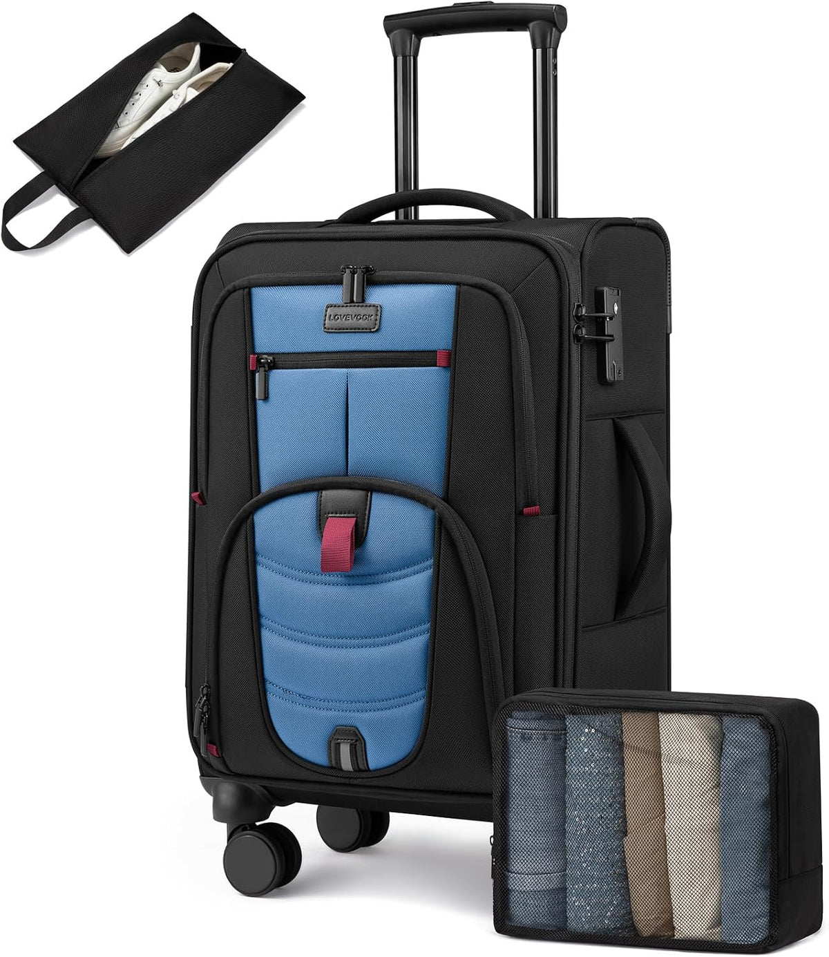 Business Carry On luggage With Laptop Compartment encalife