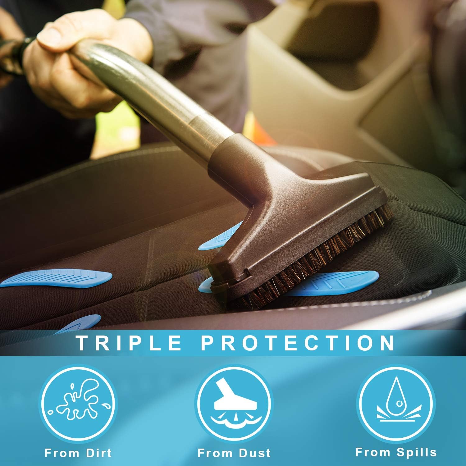 Waterproof Car Seat Protector Under Baby Child Seat encalife