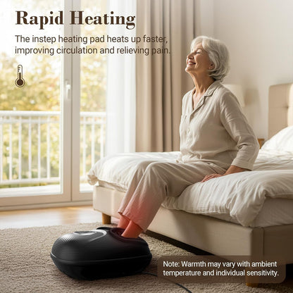 Heated Foot Massager With Deep Kneading Compression Therapy encalife