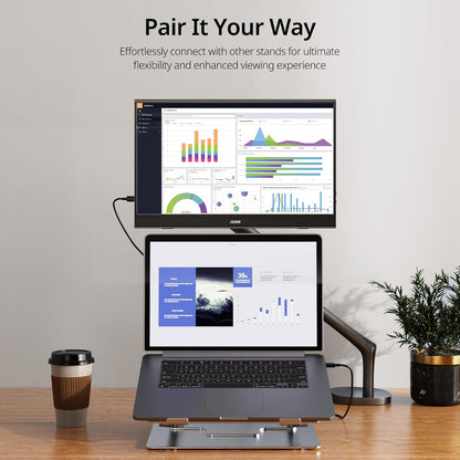 15.6-Inch FHD IPS Portable Monitor USB-C HDMI encalife