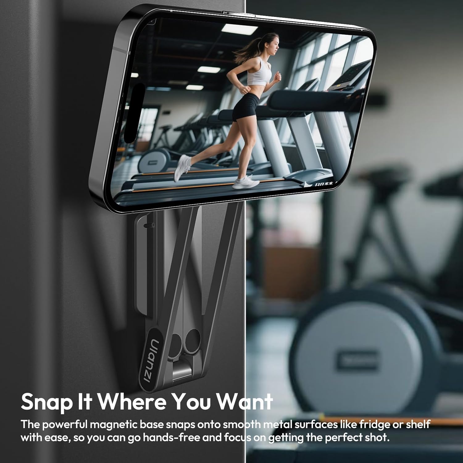 Foldable Magnetic Tripod for Hands-Free Phone Filming encalife