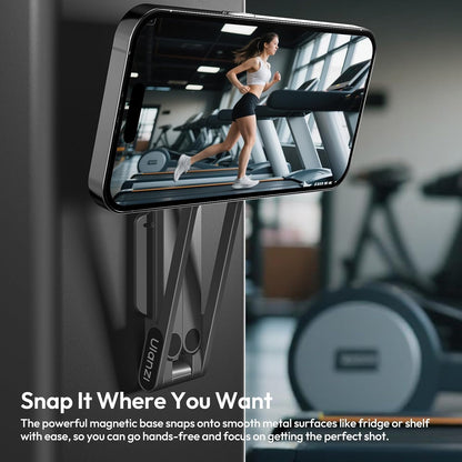 Foldable Magnetic Tripod for Hands-Free Phone Filming encalife