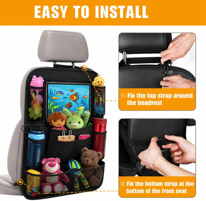 Premium Car Backseat Organizer with Tablet Holder encalife