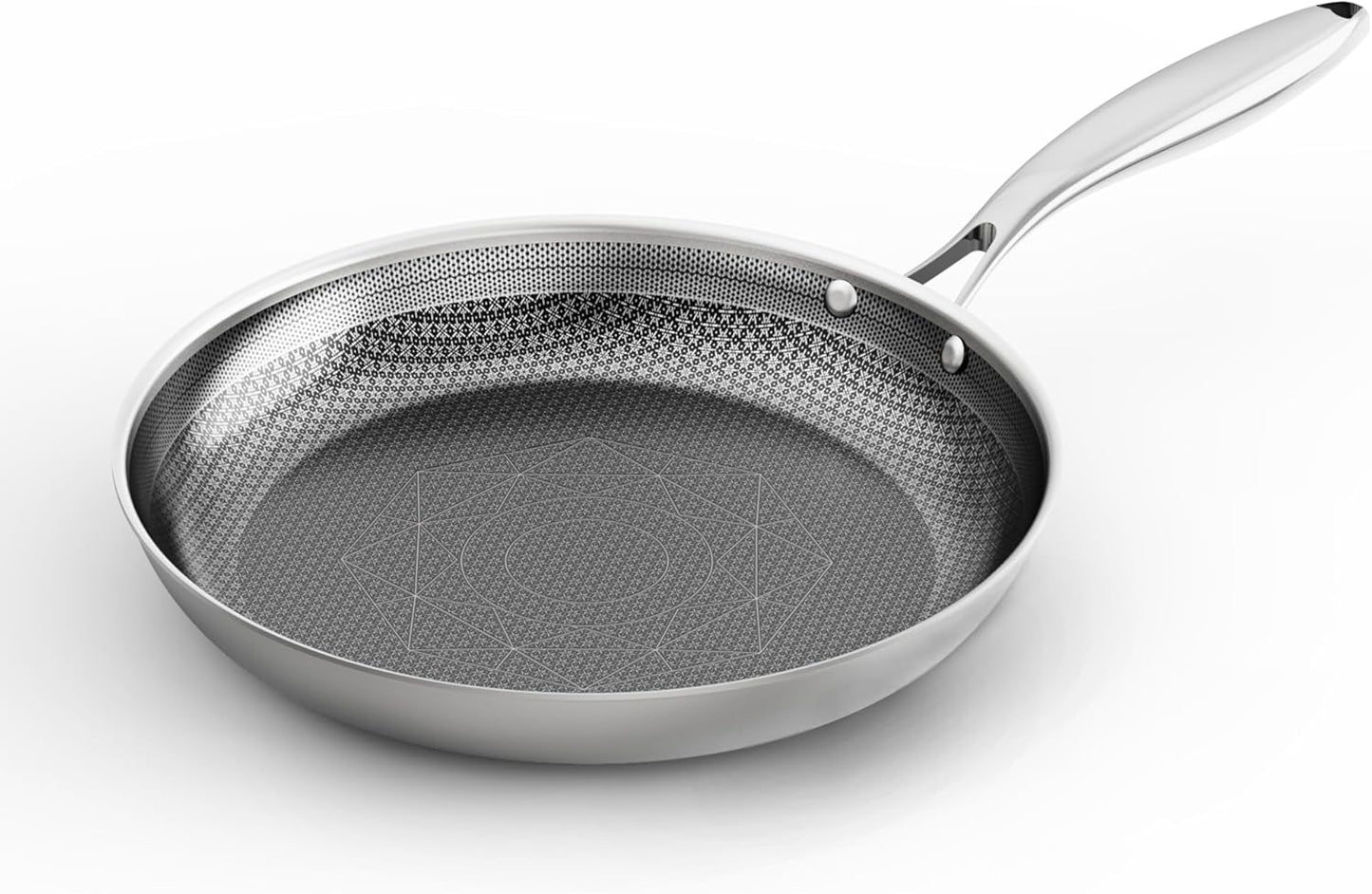 Non-Stick 8-Inch Hybrid Stainless Steel Pan