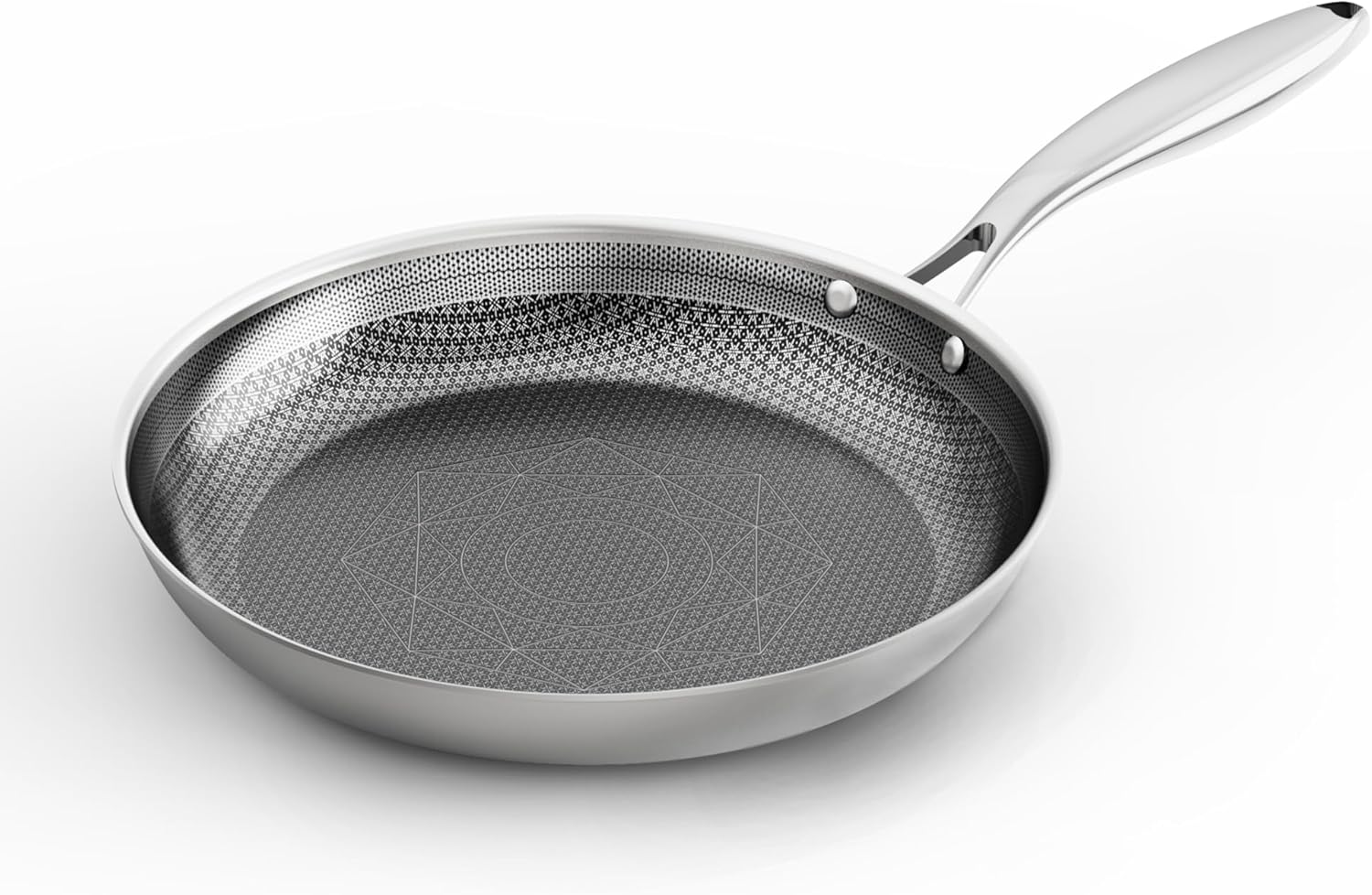 Non-Stick 8-Inch Hybrid Stainless Steel Pan