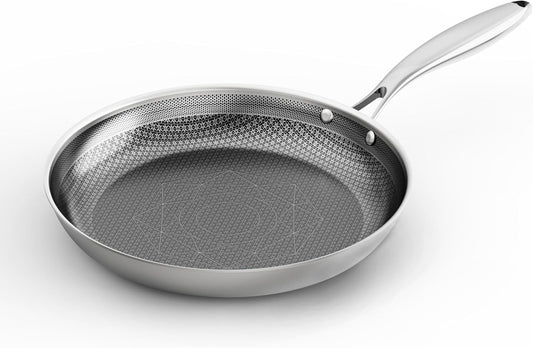Non-Stick 8-Inch Hybrid Stainless Steel Pan