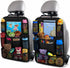 Black car backseat organizer with tablet holder