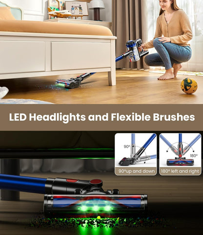 Powerful Cordless Vacuum With LED Display encalife