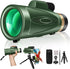 80x100 High Power Monocular with Tripod & Phone Adapter