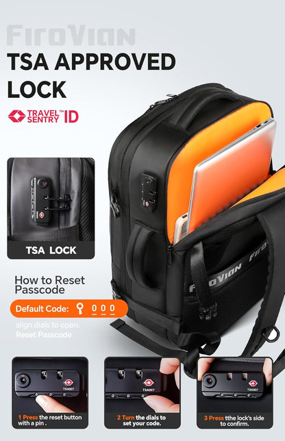 Vacuum Travel Backpack With Compression System encalife