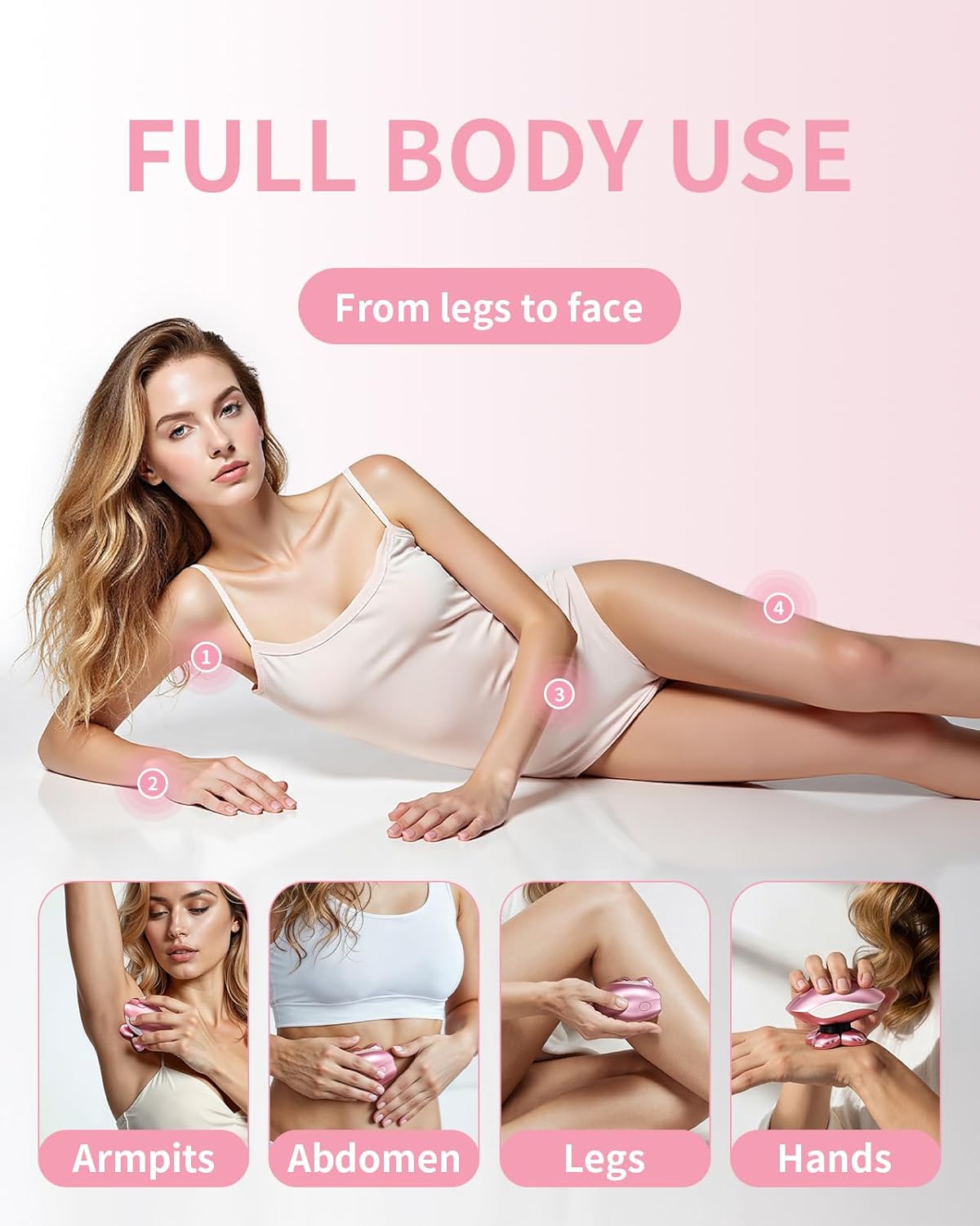Electric Razor Women I Waterproof Groomer encalife