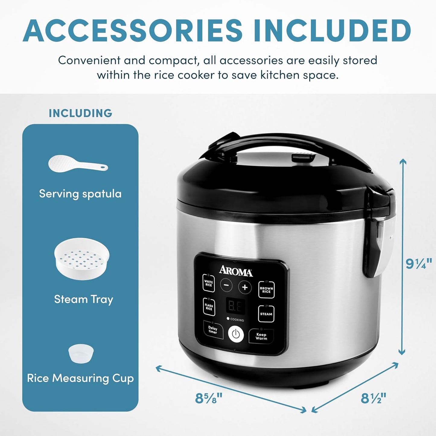 AROMA CoreCoat I Rice Cooker 4-Cup encalife