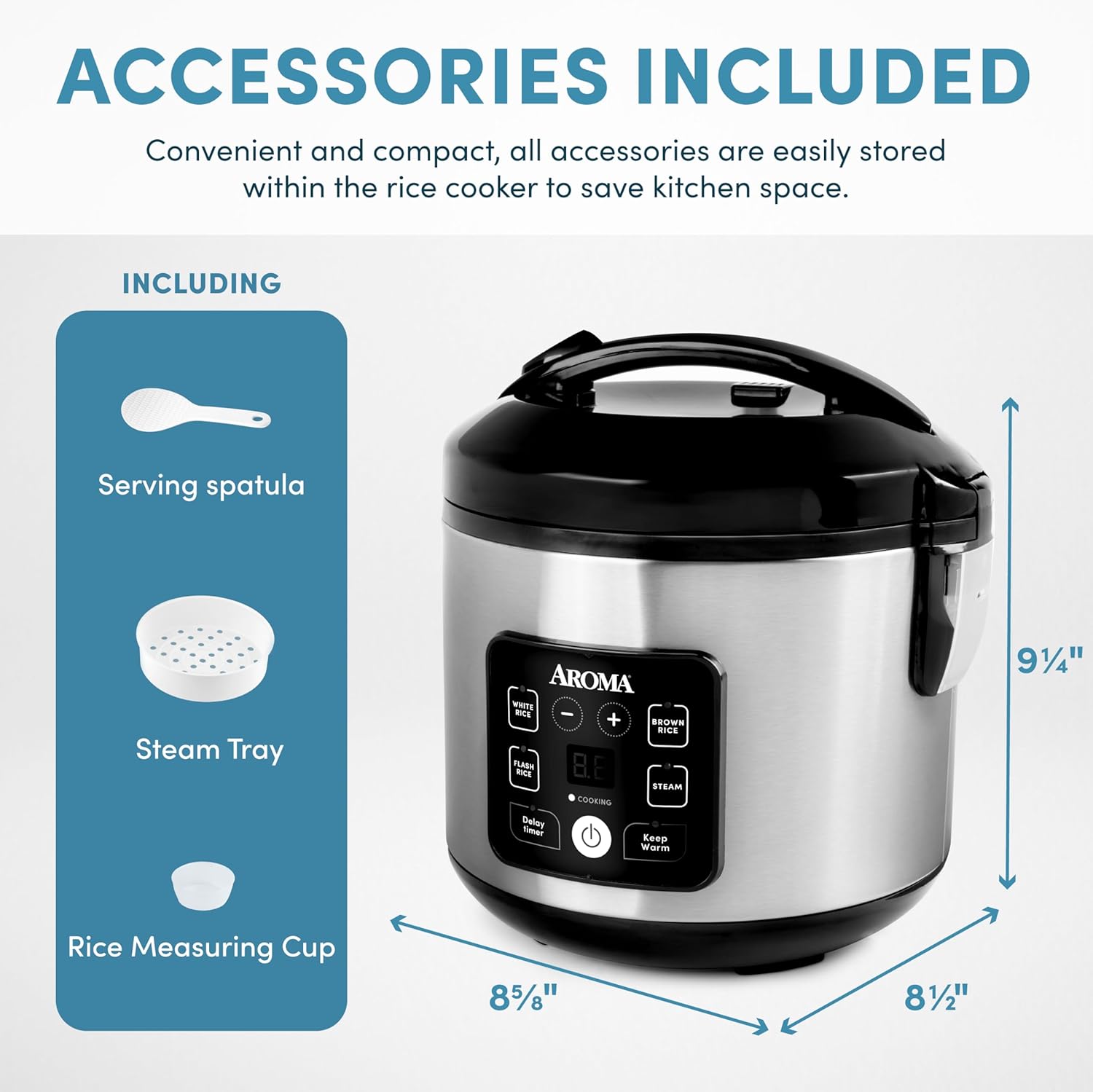 AROMA CoreCoat I Rice Cooker 4-Cup encalife