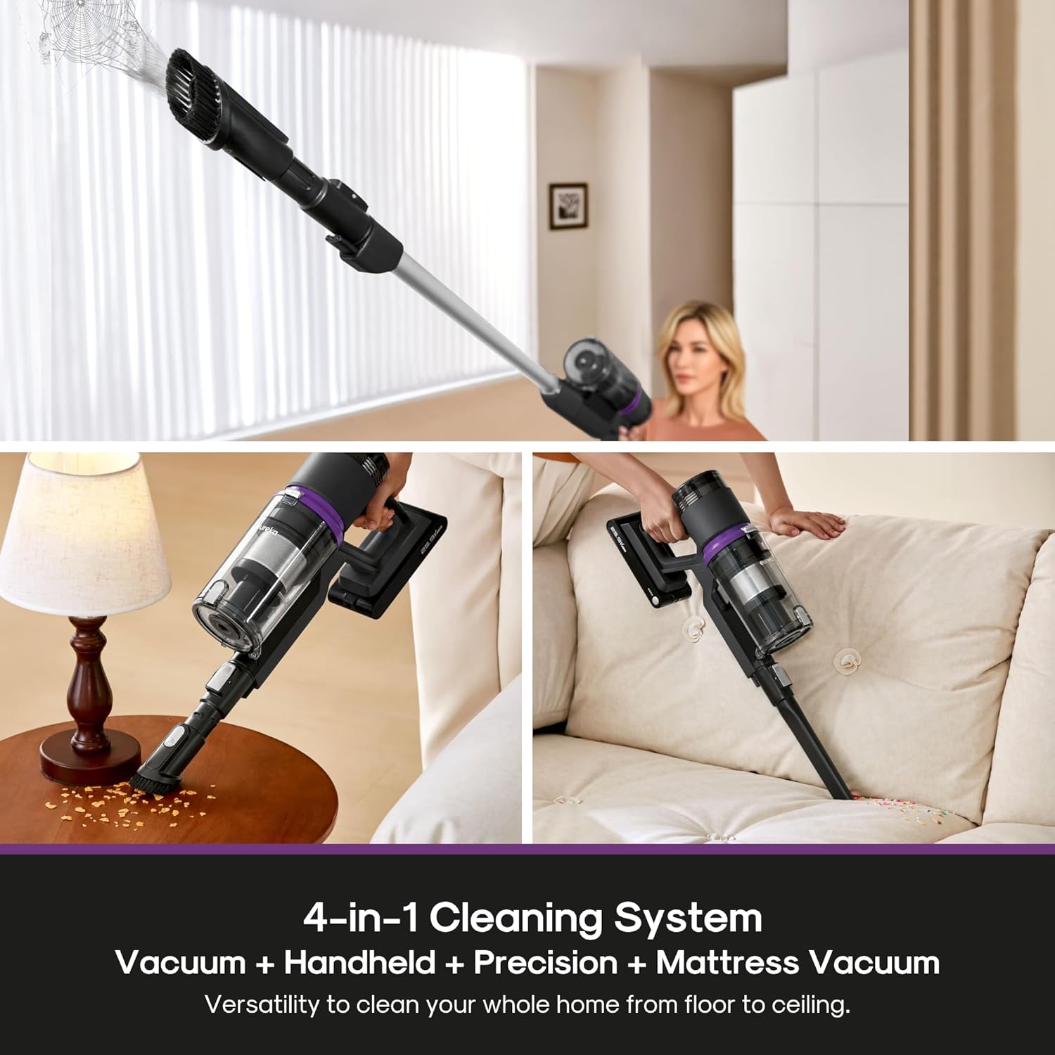 Eureka Cordless Vacuum for Pet Hair encalife