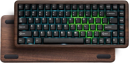 Gaming Mechanical Keyboard Wireless RGB Wooden Hot encalife
