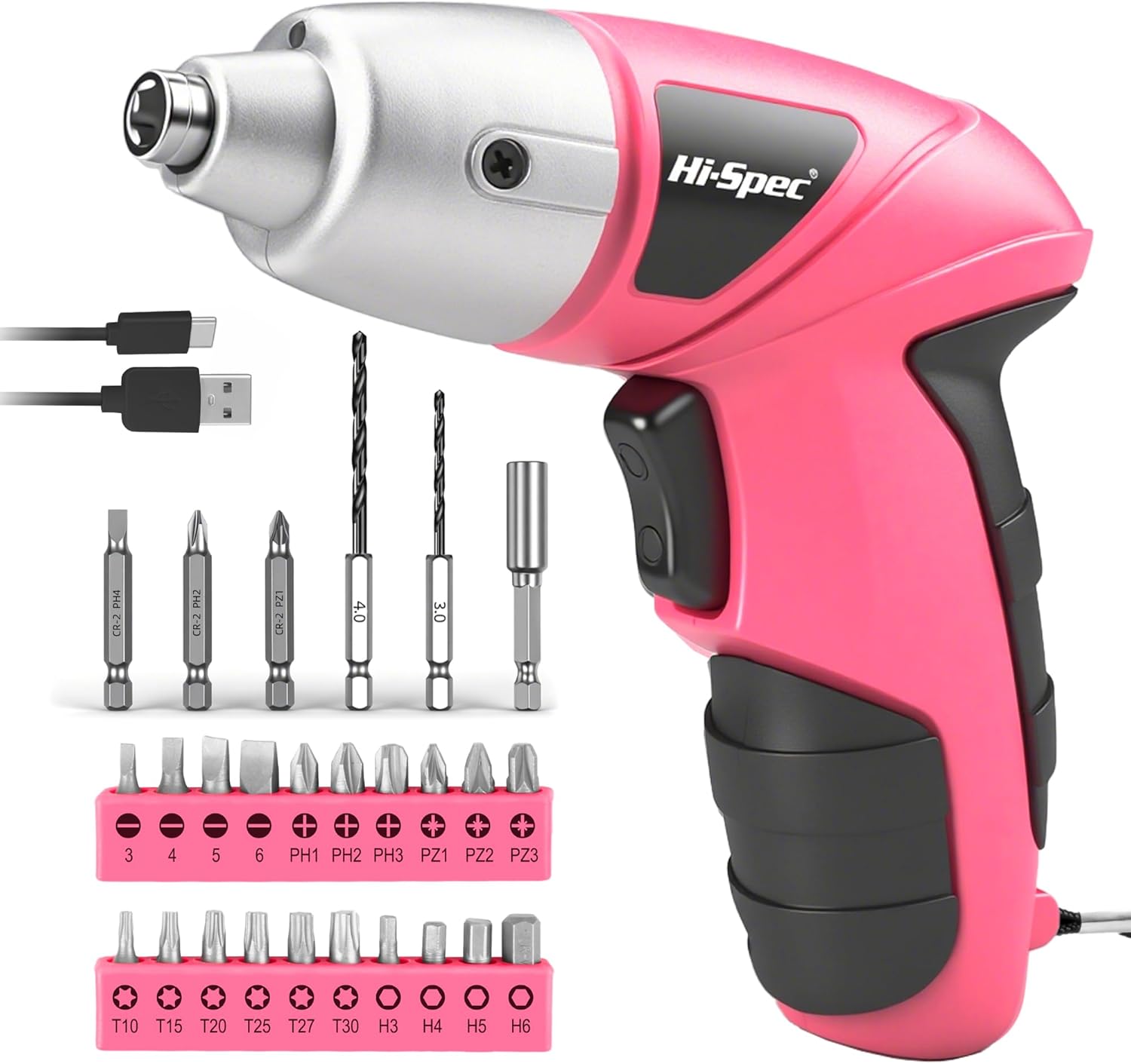 Electric Screwdriver Kit | Cordless Rechargeable Mini Power Tool
