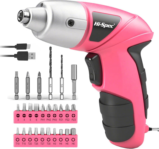 Electric Screwdriver Kit | Cordless Rechargeable Mini Power Tool