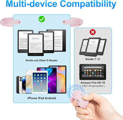Dual Clip Page Turner Remote for Active Readers encalife