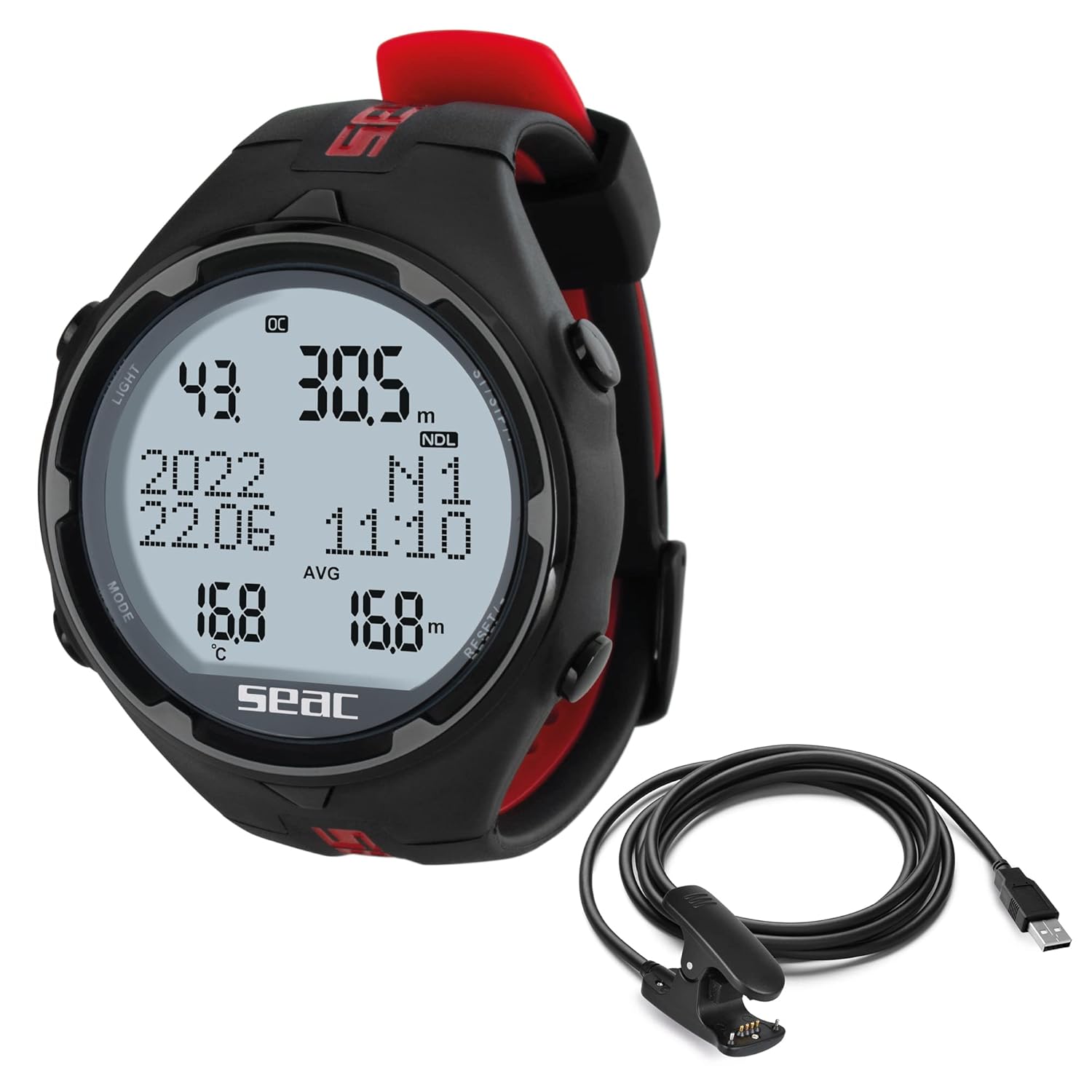 Dive Computer I Seac Action HR Scuba 