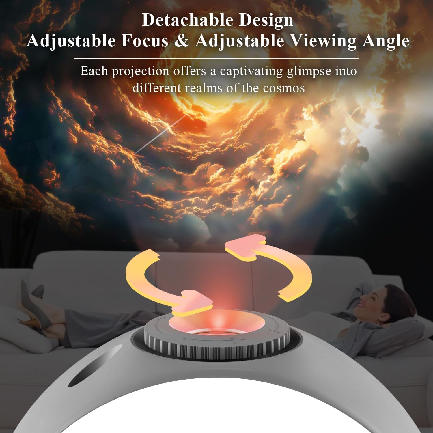 13-in-1 Galaxy Projector Starry Sky Night Light encalife