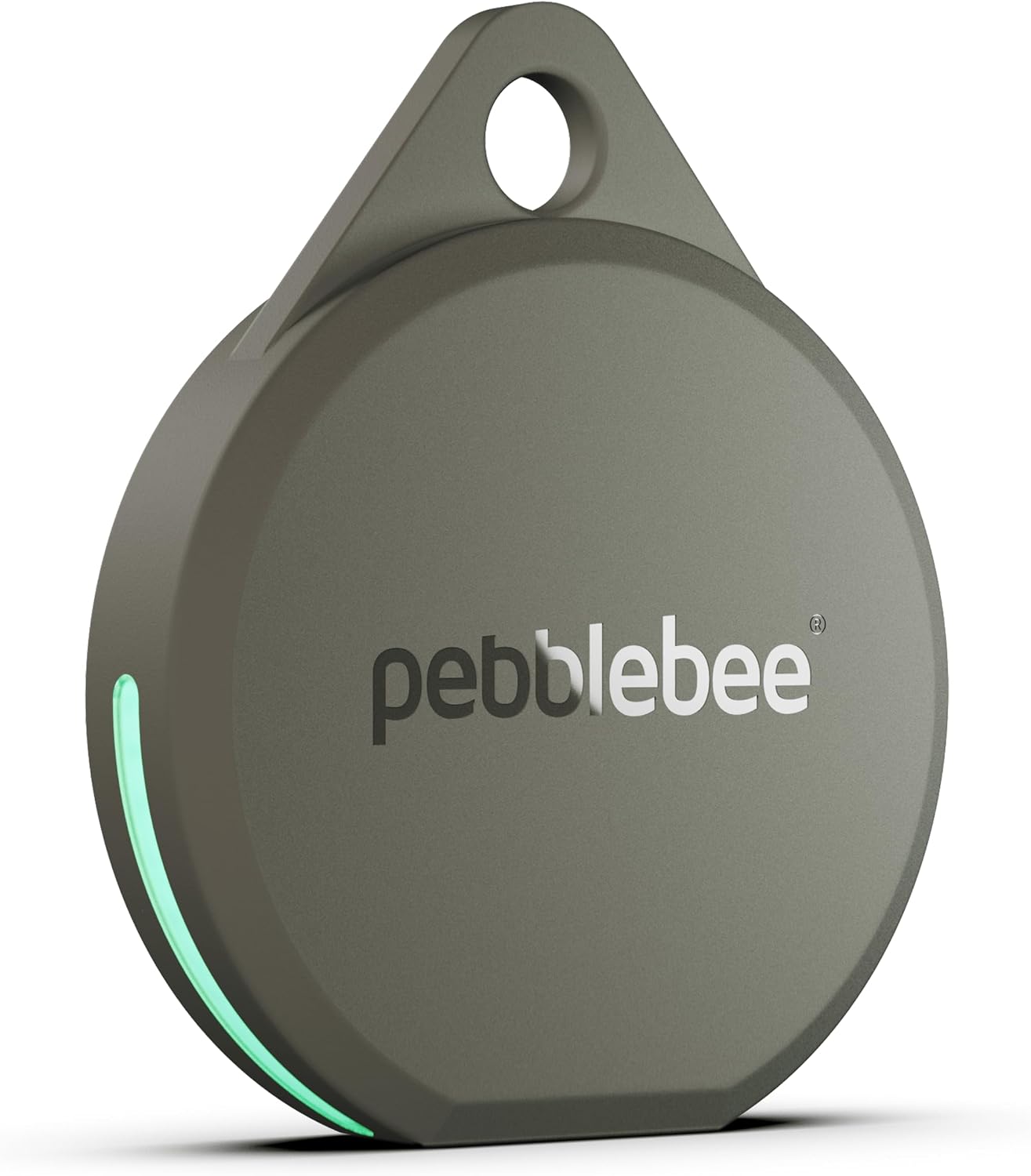 Rechargeable Bluetooth tracker tag with 130dB siren LED strobe for keys bags and luggage