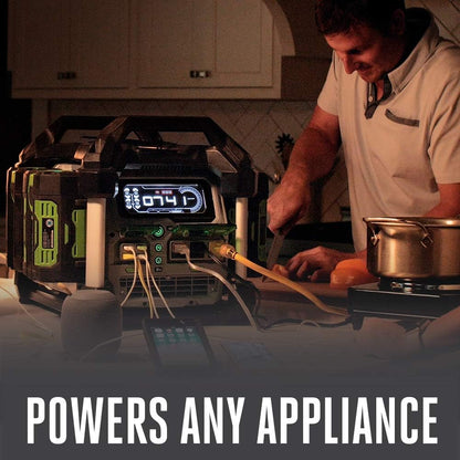 3000W Portable Power Station Battery Inverter Generator encalife