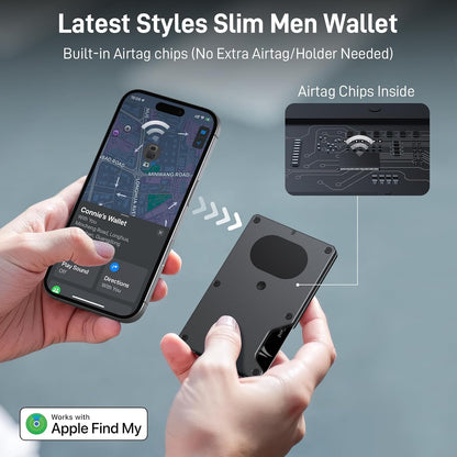 Smart RFID Tracking Wallet for Men encalife
