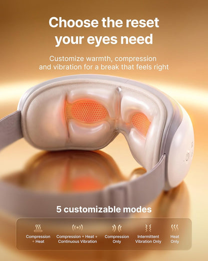 Heated Eye Massager Mask For Ultimate Relaxation Comfort encalife
