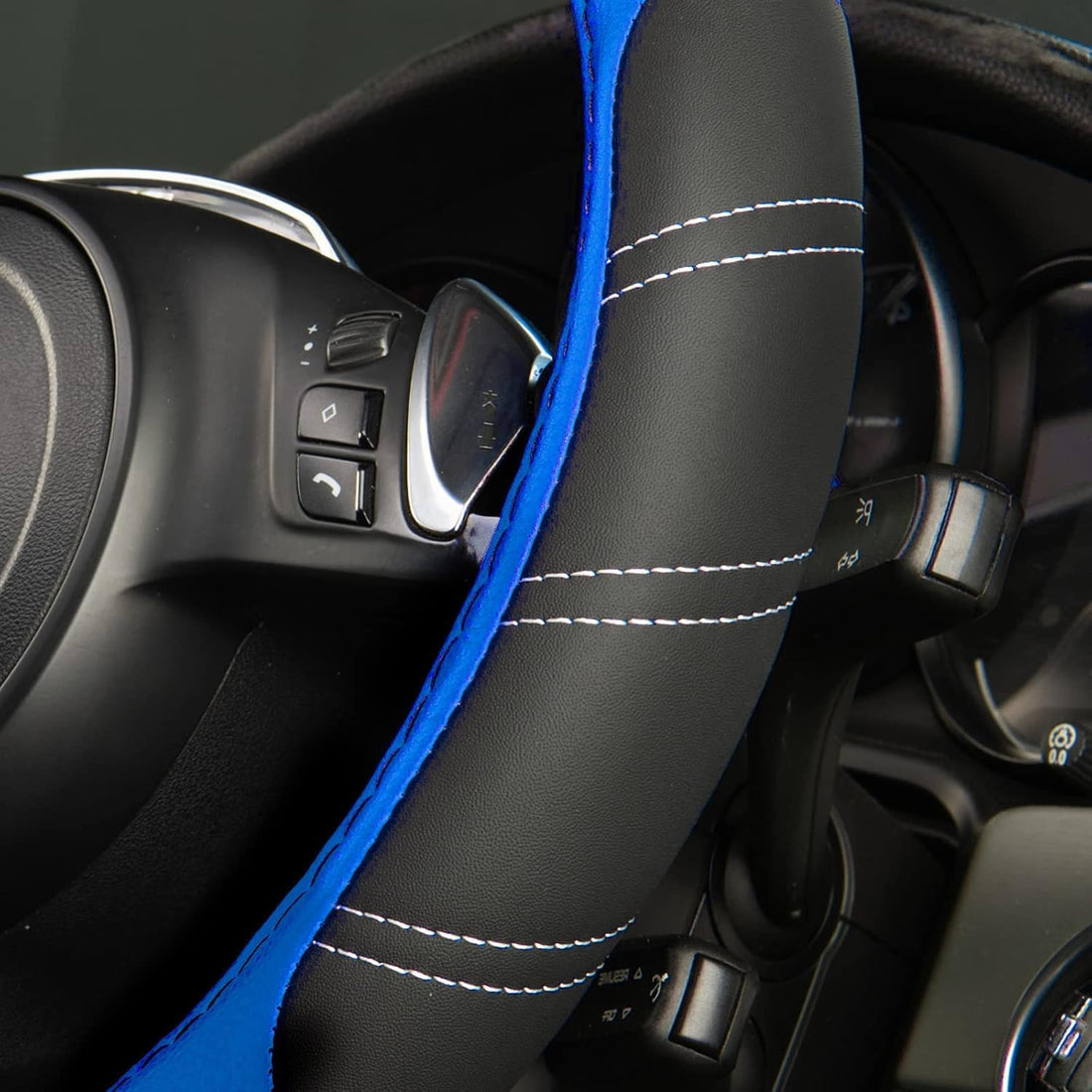 Premium Microfiber Steering Wheel Cover encalife