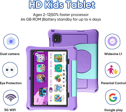 10 Inch Android Tablet for Kid with Case encalife