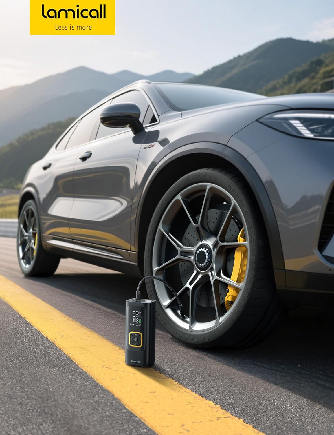 Cordless Tire Inflator For Fast Roadside Repairs encalife