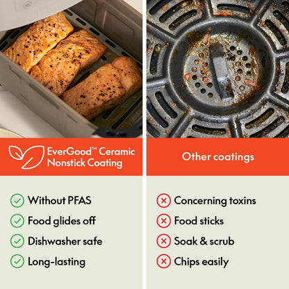Digital Air Fryer I Ceramic Nonstick Basket I 4 Qt encalife