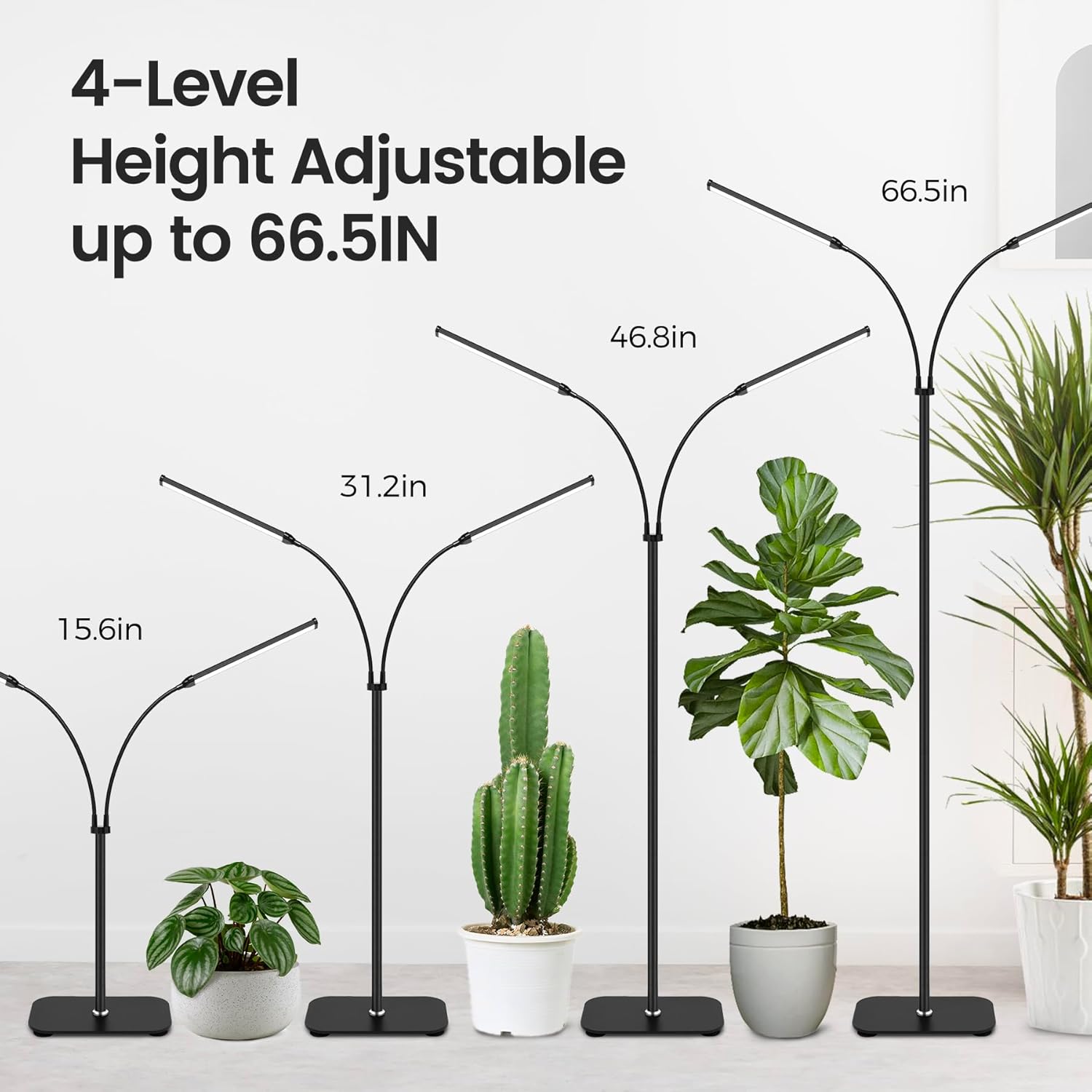 Grow Lights for Indoor Plants I Dual head LED encalife