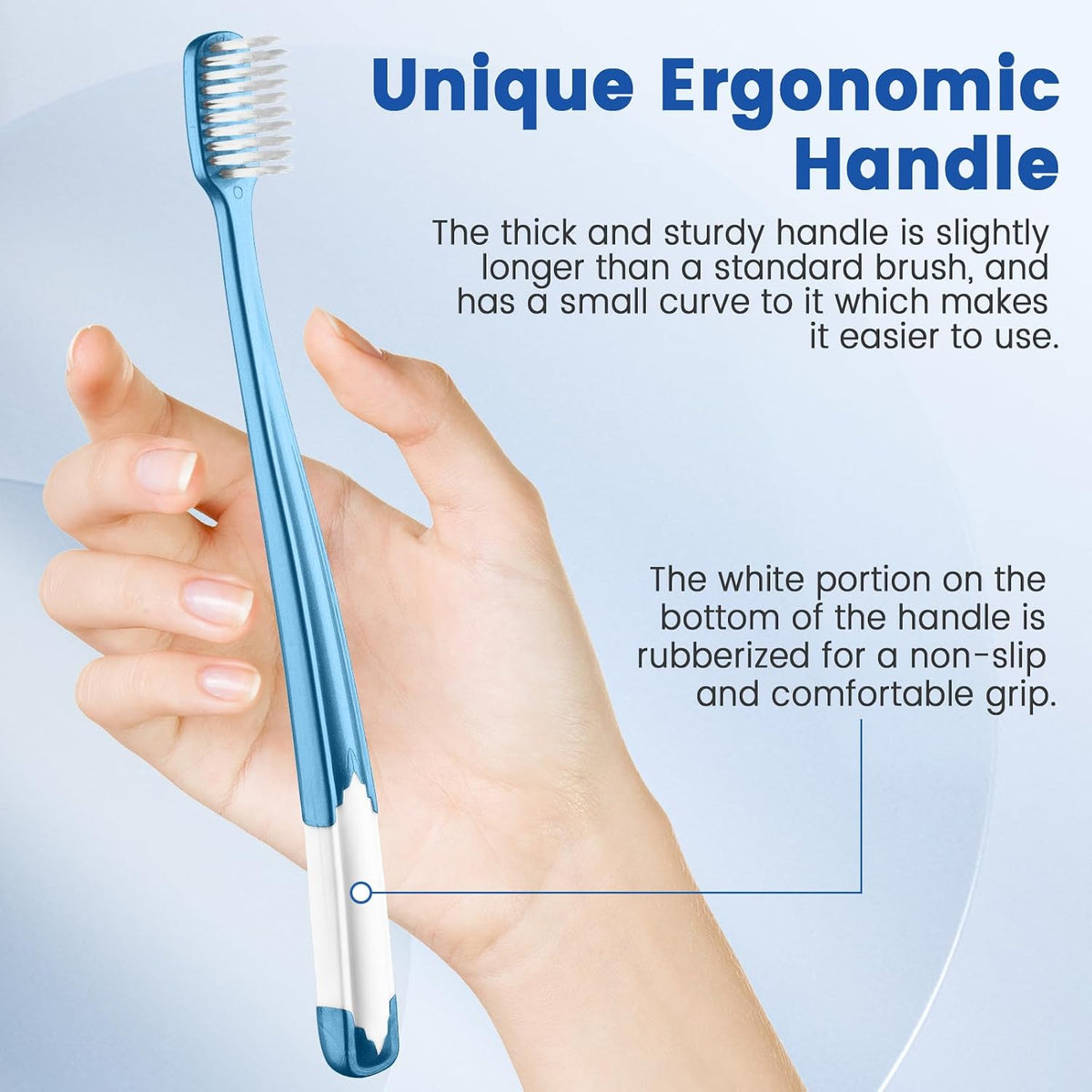Soft Toothbrushes with Travel Covers encalife