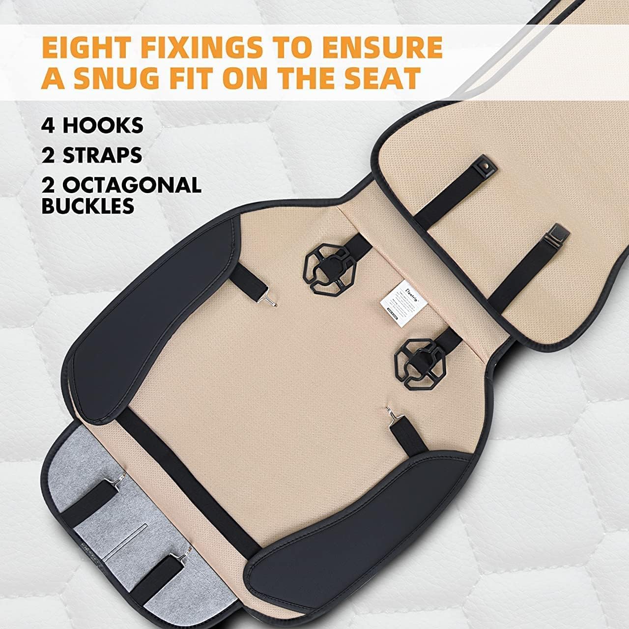 Waterproof Leather Car Seat Covers Front encalife
