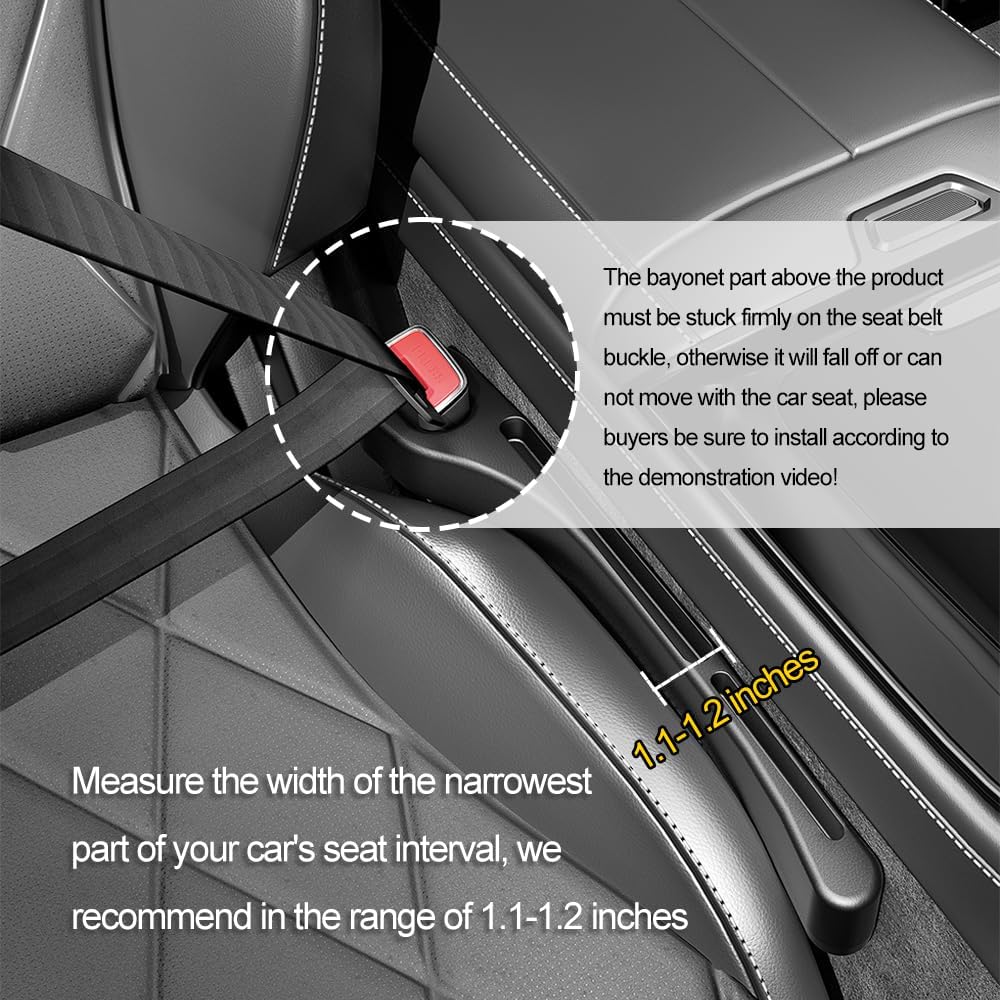 Car Seat Gap Filler Organizer Phone Holder encalife