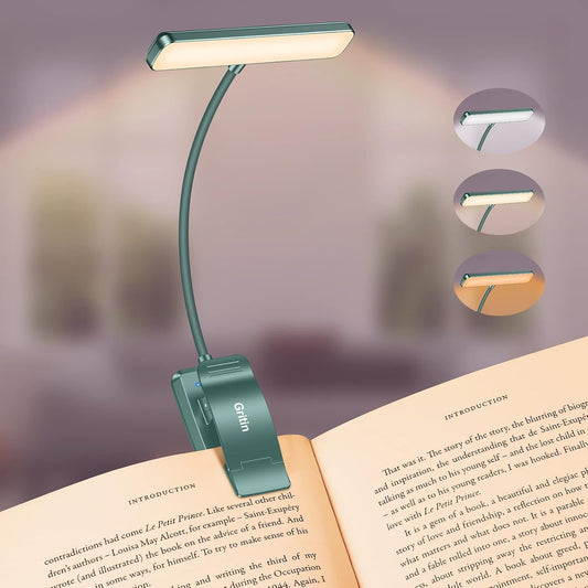 Rechargeable LED Book Light With Adjustable Brightness encalife