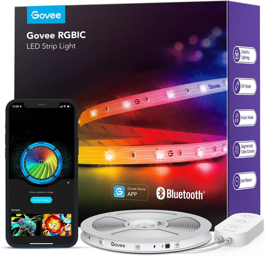 Dynamic RGBIC LED Strip Lights With Music Sync encalife