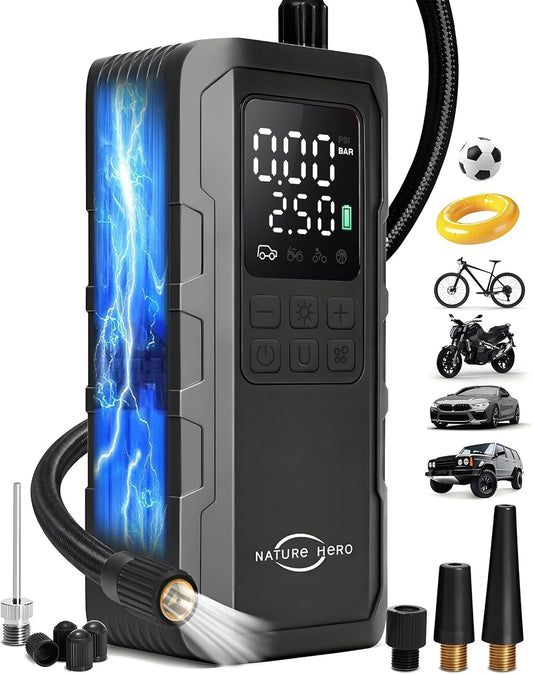 Tire Inflator inflating car tire fast