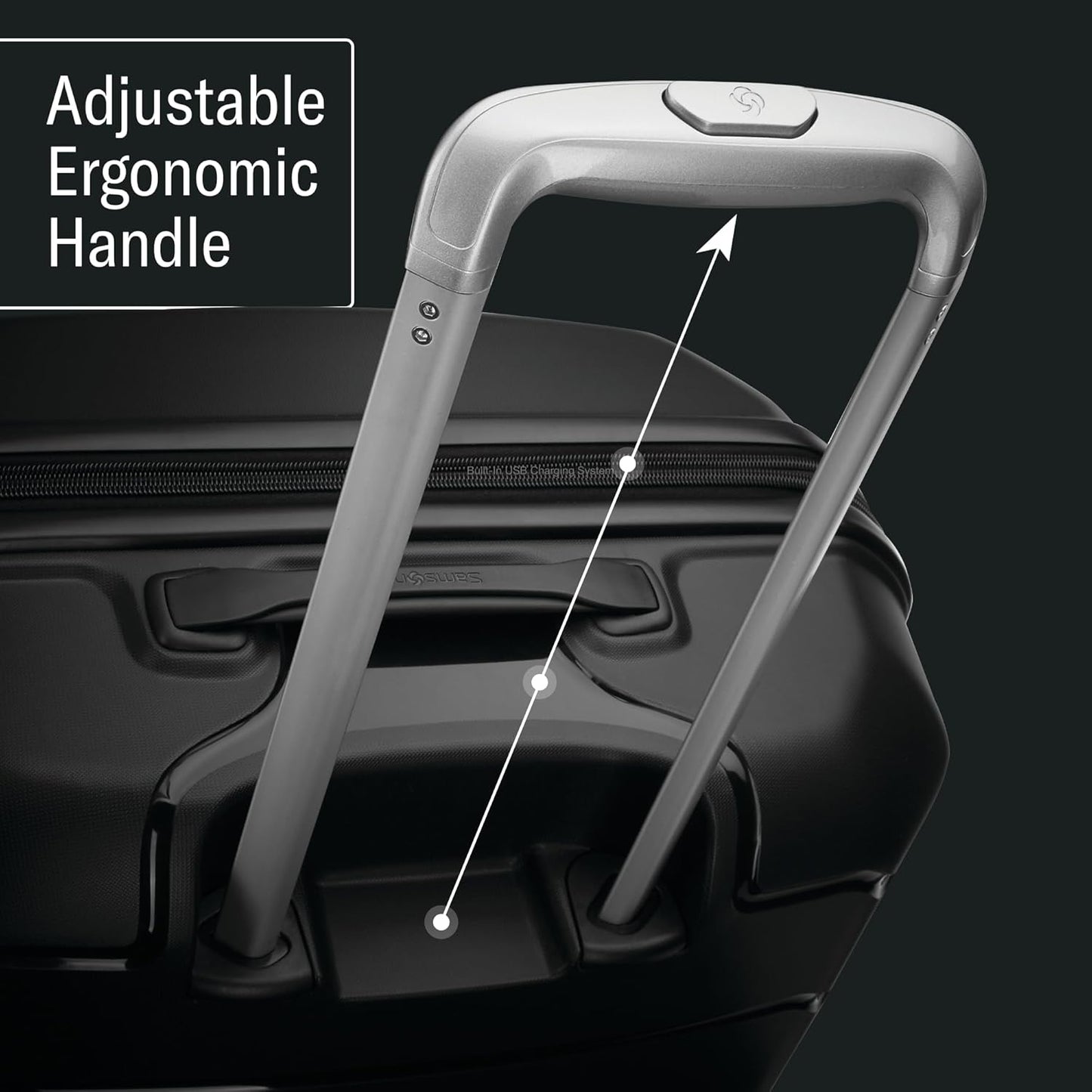 Carry-On Luggage I Hardside Spinner Suitcase encalife