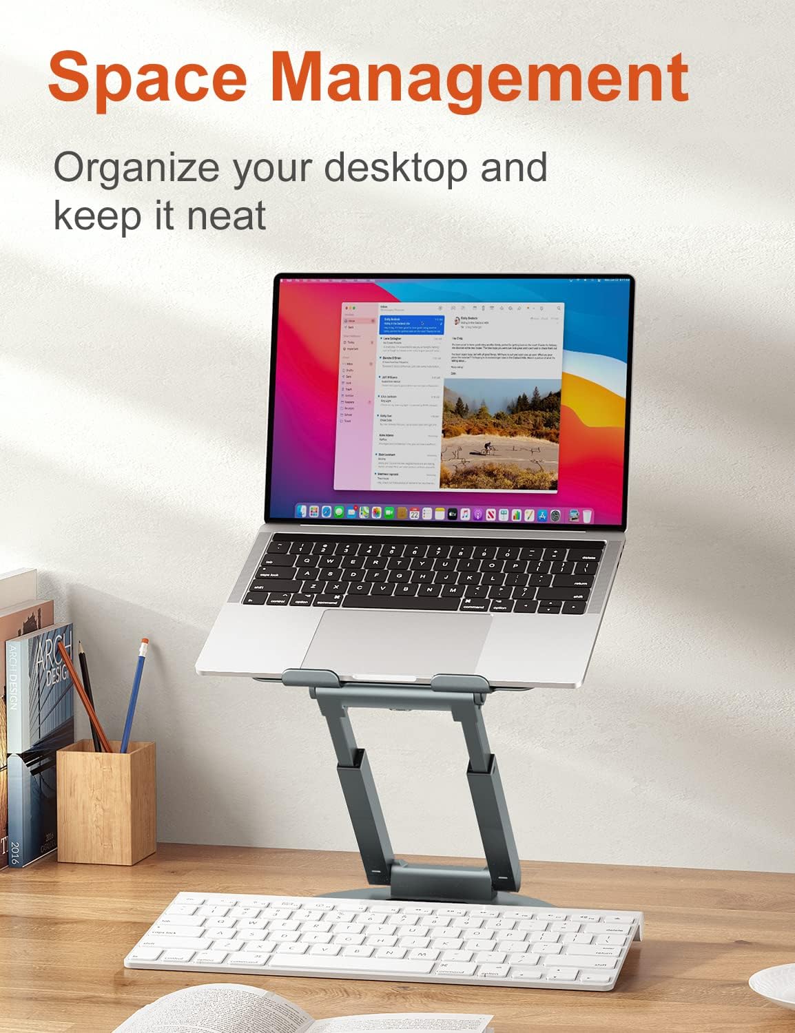 Standing Laptop Stand With Rotation encalife