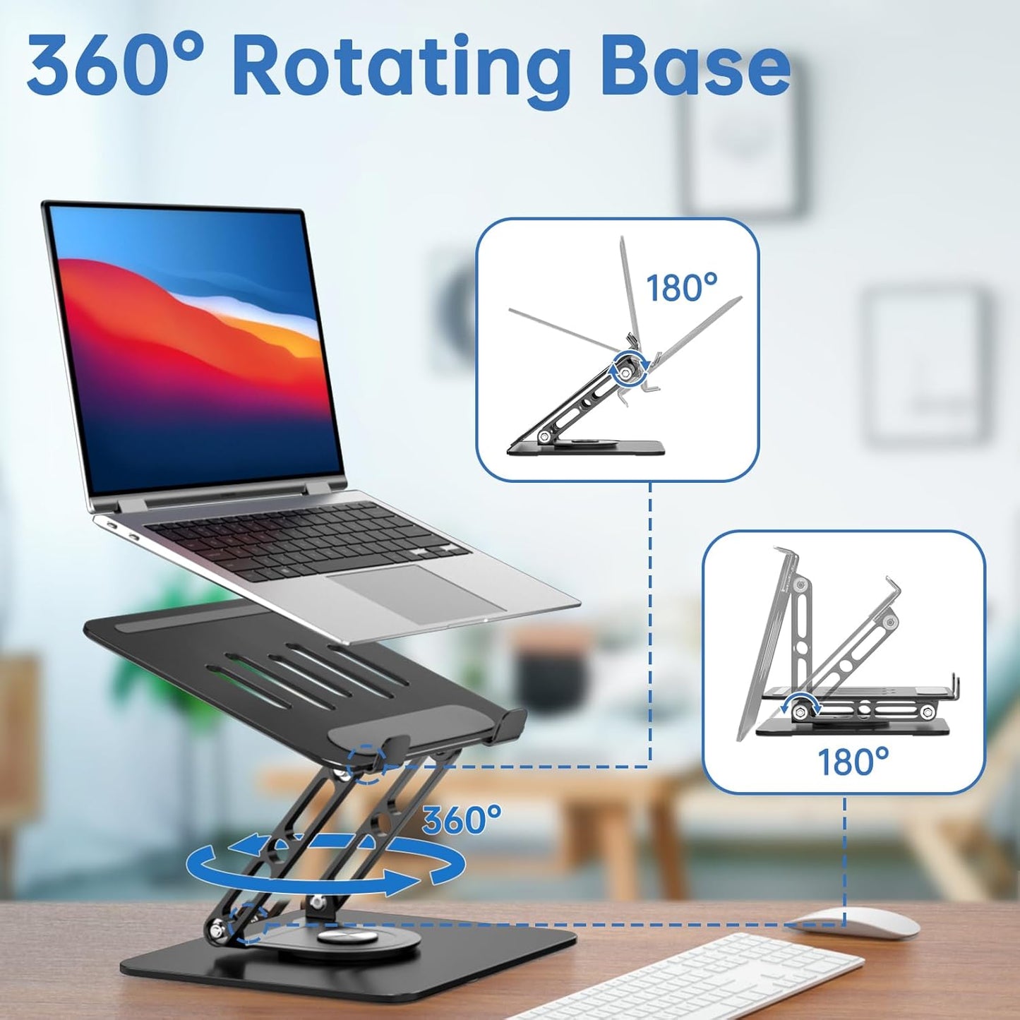 360 Rotating Adjustable Laptop Stand encalife