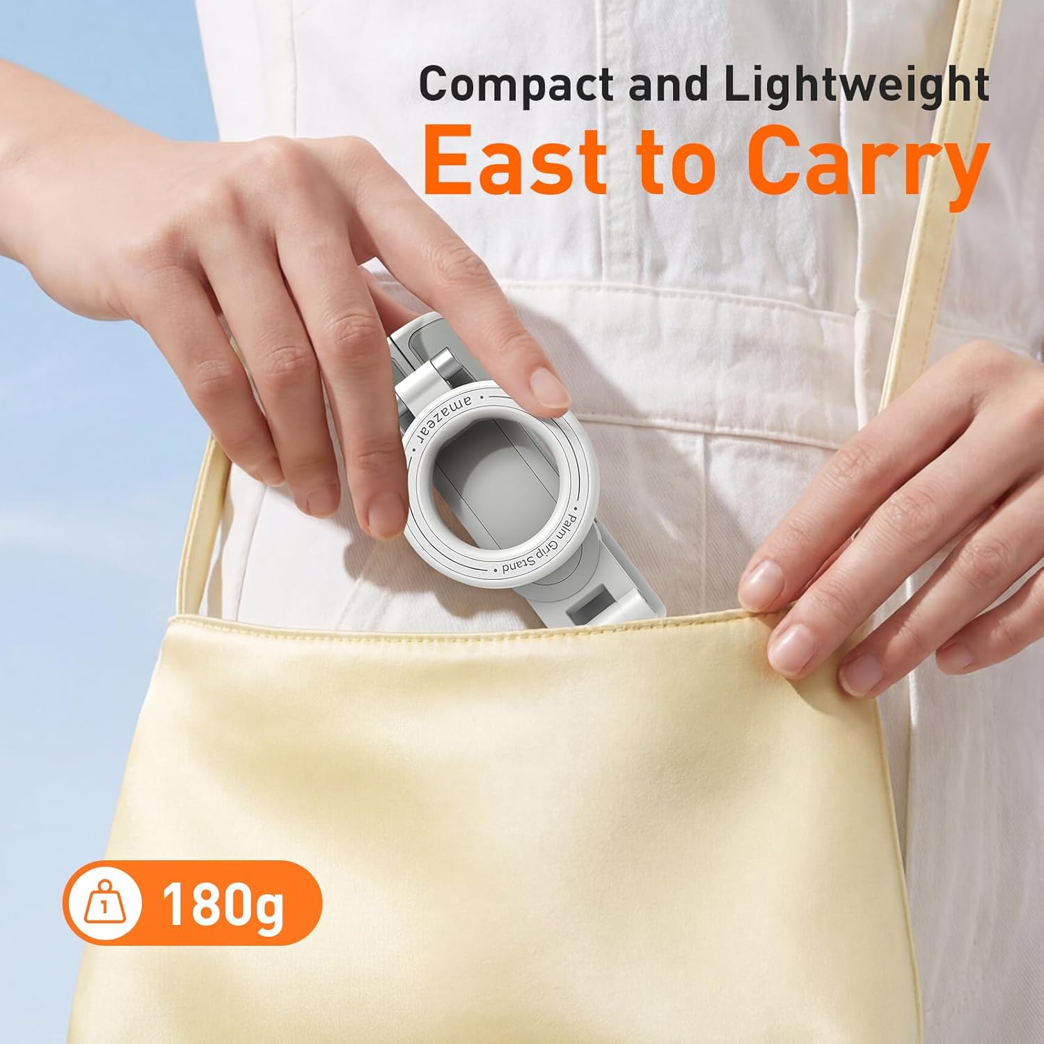 Magnetic Phone Camera Grip Tripod With Remote encalife