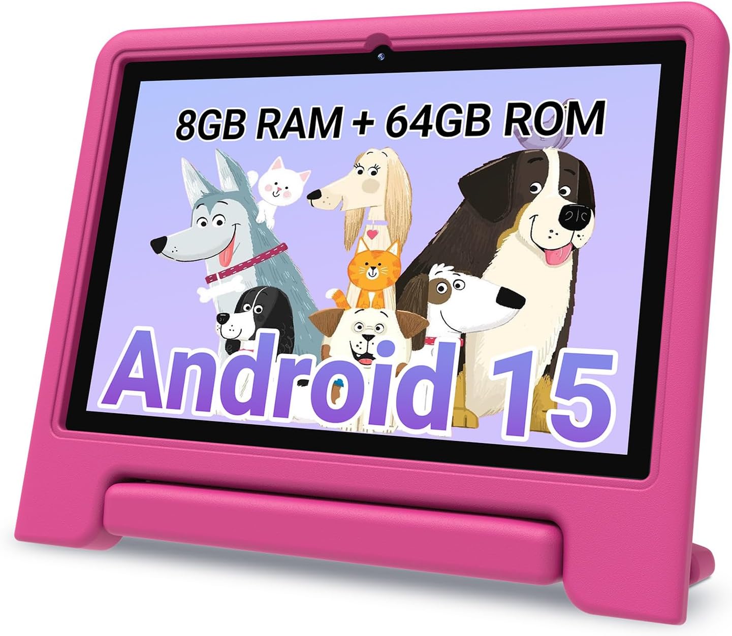 CFVOCUY 10.1” Kids Tablet I Android 15 Learning Tablet