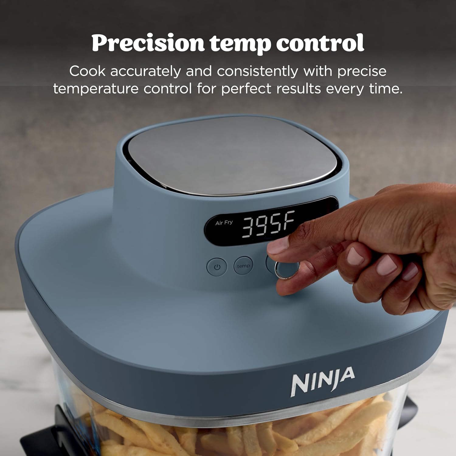 6-Quart 6-in-1 Modular Glass Air Fryer encalife