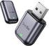Ultra-mini Bright Gray CarPlay dongle close-up view