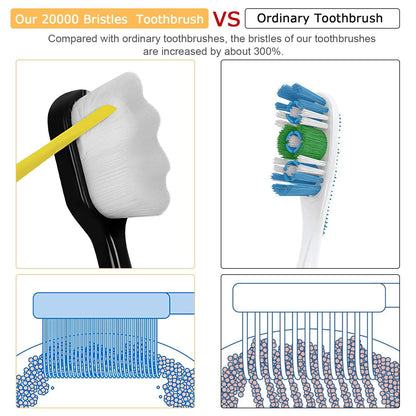 20,000-Bristle Ultra Soft Toothbrushes encalife