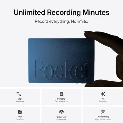 Portable AI Meeting Recorder with Smart Transcription encalife