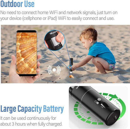 Wireless Digital Microscope For Smart Exploration Anywhere encalife